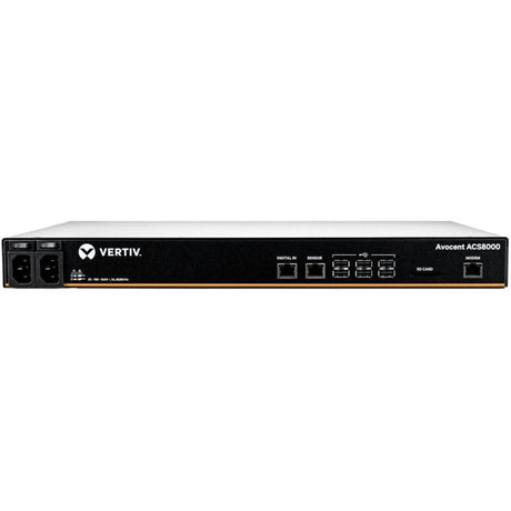 Vertiv Avocent 8-port ACS8000 Console System with dual AC Power Supply, non-TAA — ACS8008MDAC-400