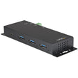 StarTech.com 4 Port USB C Hub 10Gbps - Metal Industrial USB 3.2 Gen 2 Type-C Hub - 3A/1C - USB-C or USB-A Host - Mountable - ESD/Surge — HB31C3A1CME