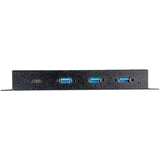 StarTech.com 4 Port USB C Hub 10Gbps - Metal Industrial USB 3.2 Gen 2 Type-C Hub - 3A/1C - USB-C or USB-A Host - Mountable - ESD/Surge — HB31C3A1CME