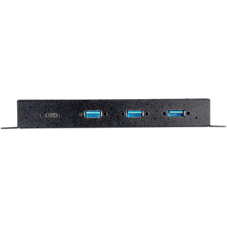 StarTech.com 4 Port USB C Hub 10Gbps - Metal Industrial USB 3.2 Gen 2 Type-C Hub - 3A/1C - USB-C or USB-A Host - Mountable - ESD/Surge — HB31C3A1CME