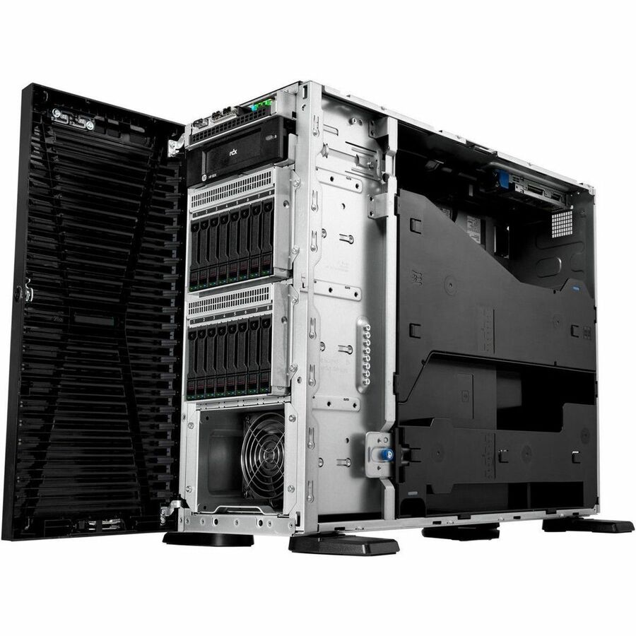 HPE ProLiant ML110 G11 4.5U Tower Server - 1 Xeon Bronze 3408U 1.80 GHz - 16 GB RAM - Serial ATA, Serial Attached SCSI (SAS) Controller — P55533-001