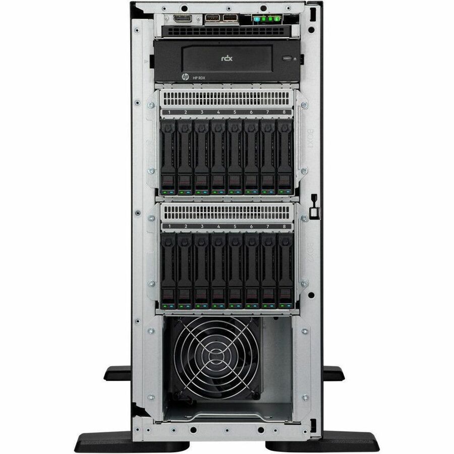 HPE ProLiant ML110 G11 4.5U Tower Server - 1 Xeon Bronze 3408U 1.80 GHz - 16 GB RAM - Serial ATA, Serial Attached SCSI (SAS) Controller — P55533-001