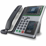 Poly Edge E450 IP Phone - Corded - Corded/Cordless - Bluetooth, NFC, Wi-Fi - 3 Multiple Conferencing - Desktop, Wall Mountable - White, Midnight Blue — 82M90AA