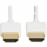 Eaton Tripp Lite Series Slim High-Speed HDMI Cable with Ethernet and Digital Video with Audio, UHD 4K 60 Hz (M/M), White, 3 ft. (0.9 m) — P569-003-SLIM-W
