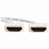 Eaton Tripp Lite Series Slim High-Speed HDMI Cable with Ethernet and Digital Video with Audio, UHD 4K 60 Hz (M/M), White, 3 ft. (0.9 m) — P569-003-SLIM-W