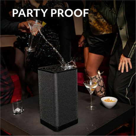 ULTIMATE EARS HYPERBOOM , Portable Wireless Bluetooth Speaker, Loud Speaker, Big Bass, Water resistant IPX4, 150 ft range-Black — 984-001954