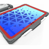Shield Extreme-X2 for iPad 10 10.9" (2022) (Red Bezel-Gray Case) — APSXX2IP10RED