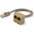 StarTech.com 2-to-1 RJ45 Splitter Cable Adapter - Network splitter - RJ-45 (M) - RJ-45 (F) — RJ45SPLITTER