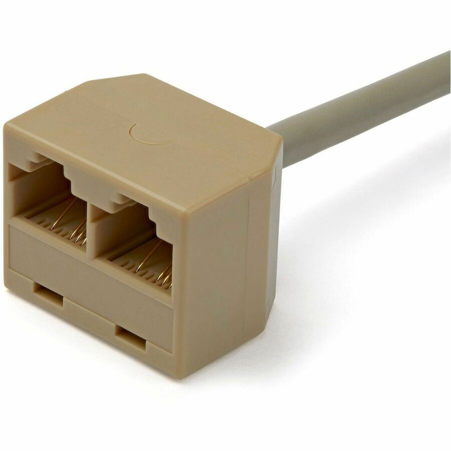 StarTech.com 2-to-1 RJ45 Splitter Cable Adapter - Network splitter - RJ-45 (M) - RJ-45 (F) — RJ45SPLITTER