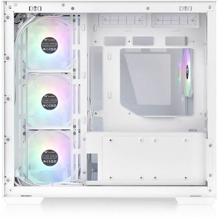 Thermaltake View 380 TG ARGB Snow Mid Tower Chassis — CA-1Z2-00M6WN-00