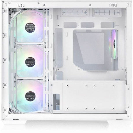 Thermaltake View 380 TG ARGB Snow Mid Tower Chassis — CA-1Z2-00M6WN-00