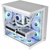 Thermaltake View 380 TG ARGB Snow Mid Tower Chassis — CA-1Z2-00M6WN-00