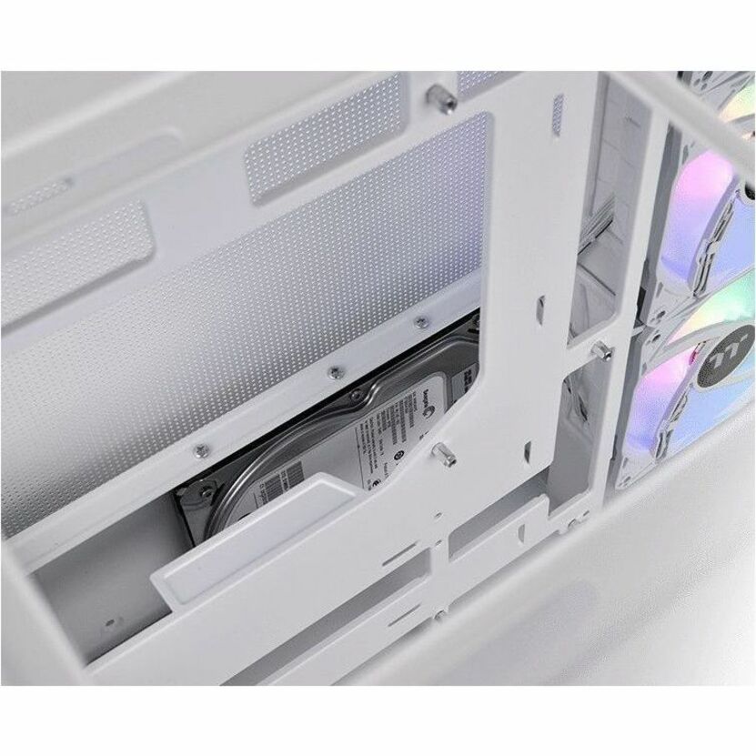 Thermaltake View 380 TG ARGB Snow Mid Tower Chassis — CA-1Z2-00M6WN-00