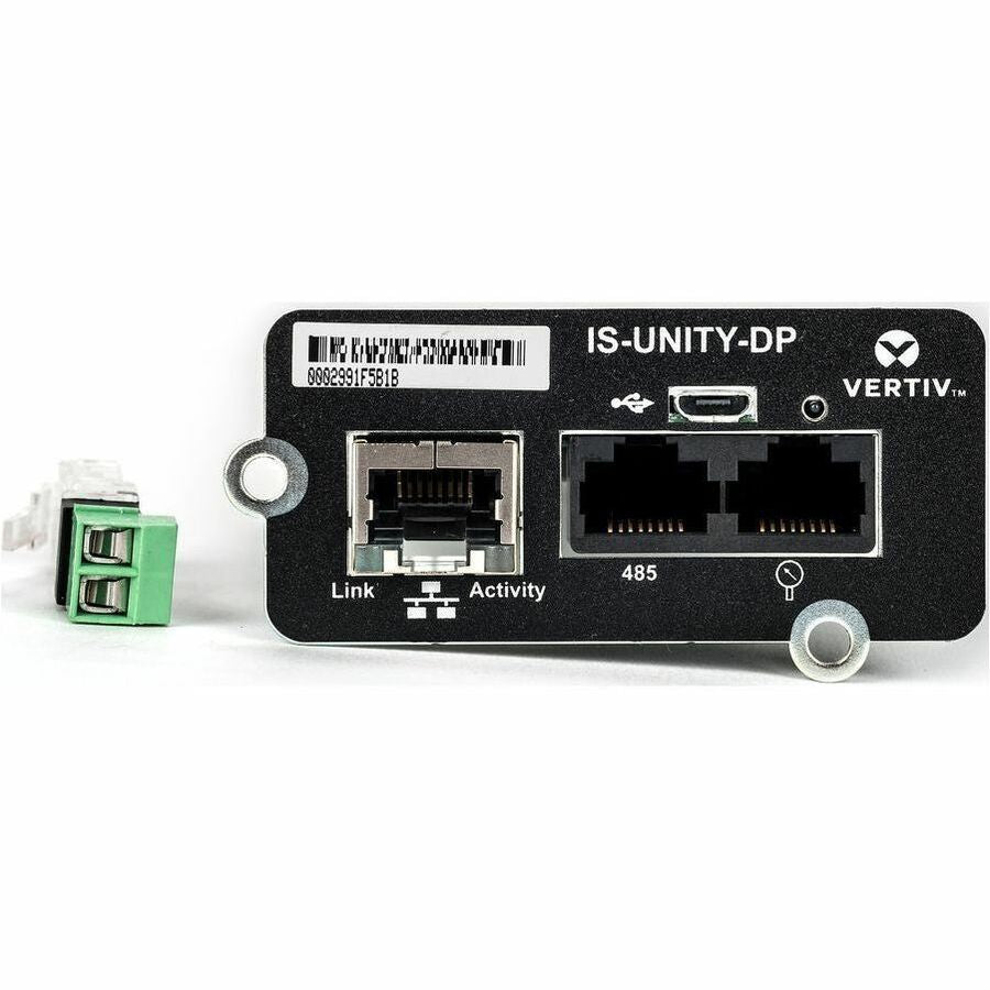 Vertiv Liebert IntelliSlot Unity-DP-Network Card - Remote Monitoring|Dual Protocol — IS-UNITY-DP