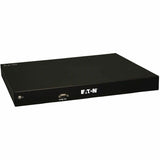 Eaton 3.7kW Single-Phase 208/230V Monitored PDU - LX Platform, 8 C13 Outlets, C20 Input with L6-20P Adapter, 2.4m Cord, 1U Rack-Mount, TAA — PDUMNH20HV