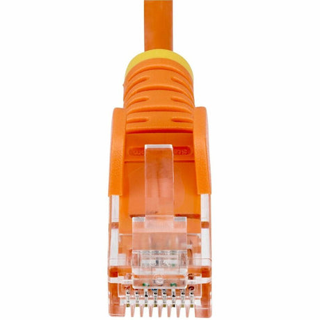 StarTech.com 25ft Orange Slim CAT6 Ethernet Cable, Slim Snagless RJ45, UTP, LSZH, 28AWG Bare Copper, Slim Network Patch Cord, Fluke Tested — N6PAT25ORS