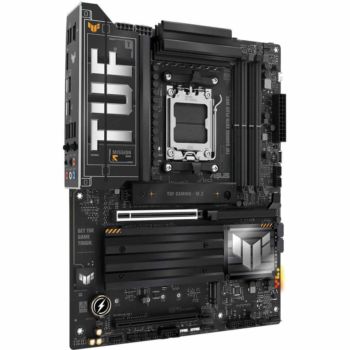 TUF TUF GAMING X870-PLUS WIFI Gaming Desktop Motherboard - AMD X870 Chipset - Socket AM5 - ATX — TUFGAMING X870-PLUSWIFI