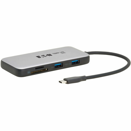 Eaton Tripp Lite Series USB-C Multiport Adapter - 4K 60 Hz HDMI, USB 3.2 Gen 2 Hub Ports, Memory Card Slots, 100W PD Charging, HDR, HDCP 2.2 — U444-06N-H4MUC3