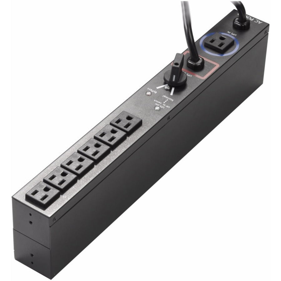 Eaton Basic Rack PDU HotSwap MBP 1U 110-125V 12A 1.44 kW NEMA 5-15P and 6 5-15R — EHBPL1500R-PDU1U