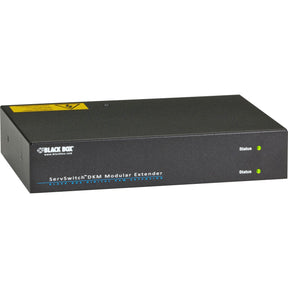 Black Box DKM FX Extender Modular Housing, 2-Slot Chassis with Integrated Power Supply — ACXMODH2R-P-R2