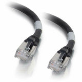 C2G-12ft Cat6 Snagless Shielded (STP) Network Patch Cable - Black — 00818