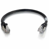 C2G-12ft Cat6 Snagless Shielded (STP) Network Patch Cable - Black — 00818