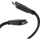 Plugable 10Gbps USB C to USB C Cable, 3.3 feet (1 Meter), 3A, USB-IF Certified, USB 3.1 Gen 2 Type-C — USBC-C100