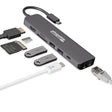 7-in-1 USB C Hub Multiport Adapter with Ethernet — USBC-7IN1E