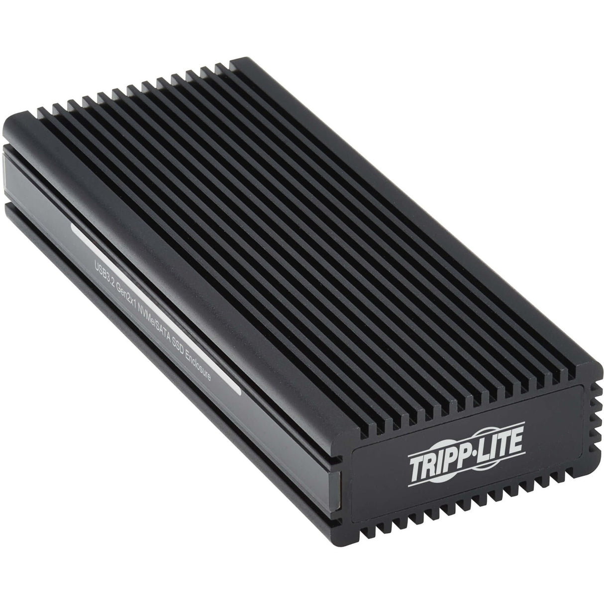 Eaton Tripp Lite Series USB-C to M.2 NVMe and SATA SSD (M-Key) Gaming Enclosure Adapter - USB 3.2 Gen 2 (10 Gbps), LEDs — U457-1M2-NVME-L