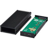 Eaton Tripp Lite Series USB-C to M.2 NVMe and SATA SSD (M-Key) Gaming Enclosure Adapter - USB 3.2 Gen 2 (10 Gbps), LEDs — U457-1M2-NVME-L