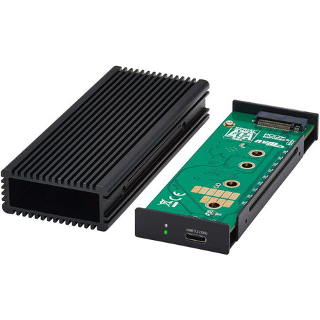 Eaton Tripp Lite Series USB-C to M.2 NVMe and SATA SSD (M-Key) Gaming Enclosure Adapter - USB 3.2 Gen 2 (10 Gbps), LEDs — U457-1M2-NVME-L
