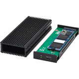 Eaton Tripp Lite Series USB-C to M.2 NVMe and SATA SSD (M-Key) Gaming Enclosure Adapter - USB 3.2 Gen 2 (10 Gbps), LEDs — U457-1M2-NVME-L