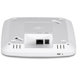 TRENDnet AX1800 Dual Band WiFi 6 PoE+ Access Point, 1201Mbps WiFi AX + 576Mbps WiFi N, MU-MIMO, OFDMA,1024 QAM, WDS, Client Bridge, WDS Bridge, AP, WDS Station, White, TEW-921DAP