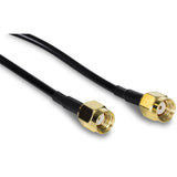 TRENDnet Magnetic Dual Antenna Mounting Base Stand RP-SMA Female with RP-SMA Male Extension Cable 1m (3.3 ft.), Black, TEW-LB101