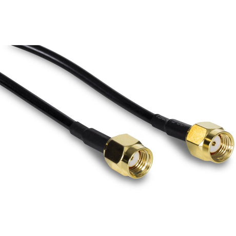 TRENDnet Magnetic Dual Antenna Mounting Base Stand RP-SMA Female with RP-SMA Male Extension Cable 1m (3.3 ft.), Black, TEW-LB101