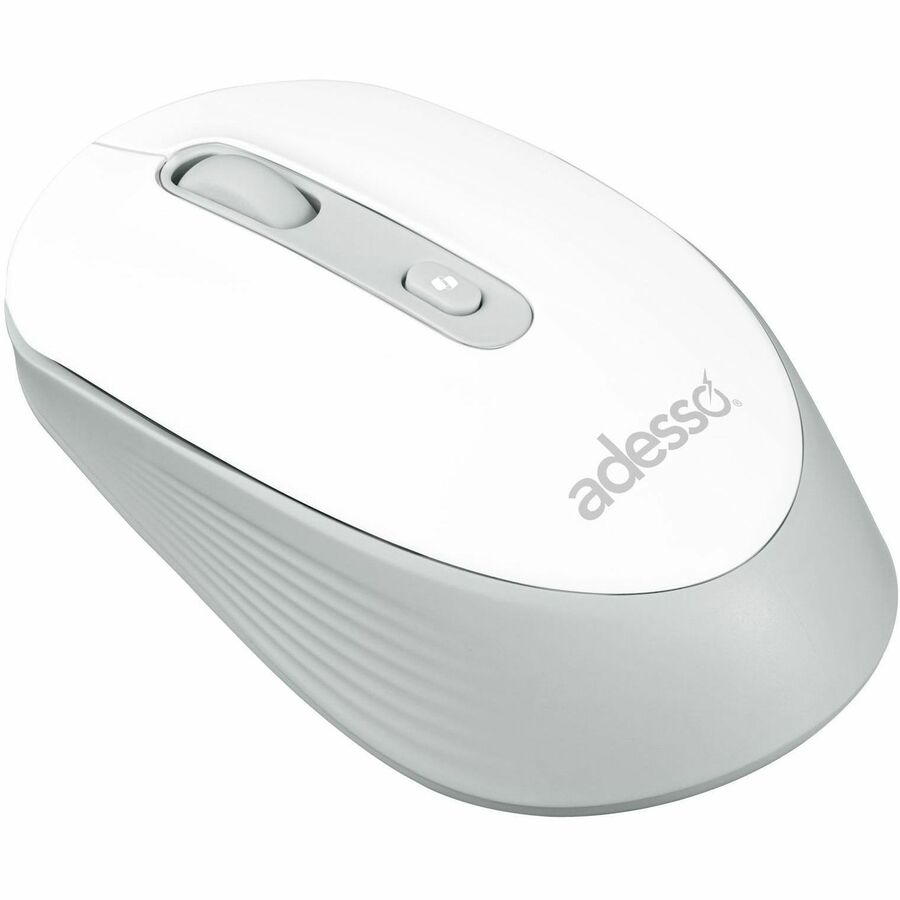 Adesso Wireless Mouse with AI CoPilot Shortcut Button (White) — iMouse A30W