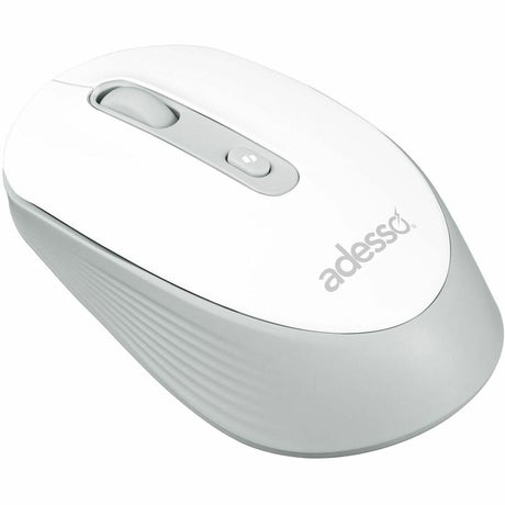 Adesso Wireless Mouse with AI CoPilot Shortcut Button (White) — iMouse A30W