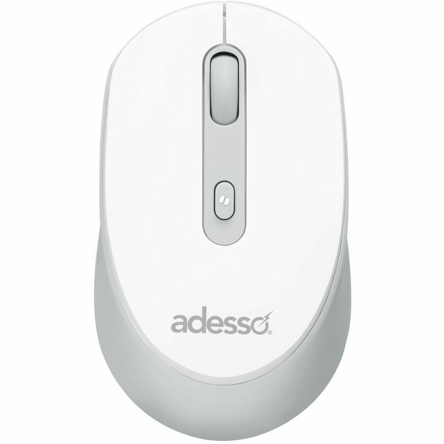 Adesso Wireless Mouse with AI CoPilot Shortcut Button (White) — iMouse A30W