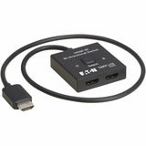 Eaton Tripp Lite Series 2x1 Bi-Directional HDMI Switch - 4K 60 Hz, HDR, HDCP Passthrough — B119-002-BDS