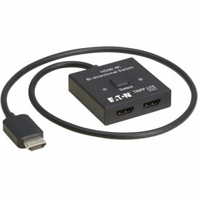 Eaton Tripp Lite Series 2x1 Bi-Directional HDMI Switch - 4K 60 Hz, HDR, HDCP Passthrough — B119-002-BDS