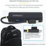 StarTech.com StarTech.com 4-Port USB-C Hub, 5Gbps, USB-C to 4x USB-A, Bus Powered, Small Travel Mini Hub, USB 3.0 Expansion Hub, Portable — H5C4A-USB-HUB