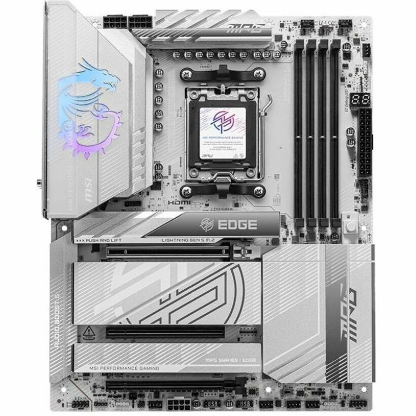 MSI MPG X870E EDGE TI WIFI Gaming Desktop Motherboard - AMD X870E Chipset - Socket AM5 - ATX — X870EEDGEWTIWIFI