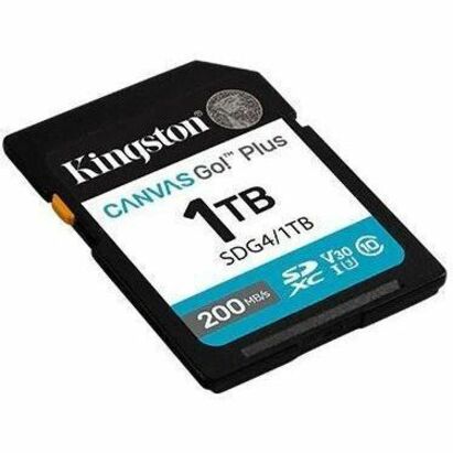 Kingston Canvas Go! Plus 1 TB Class 10/UHS-I (U3) V30 SDXC — SDG4/1TB