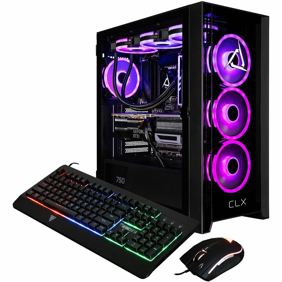 CLX SET Gaming Desktop Computer - Intel Core Ultra 7 265F - 32 GB - 2 TB SSD - Mid-tower - Black — TGMSETRTU5202BM