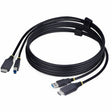 StarTech.com 6ft (1.8m) HDMI and USB 5Gbps KVM Cable, Up to 4K 60Hz, HDMI 2.0 and USB Combo Cable for KVM Switch — HU1226-KVM-CABLE