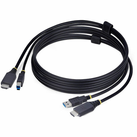 StarTech.com 6ft (1.8m) HDMI and USB 5Gbps KVM Cable, Up to 4K 60Hz, HDMI 2.0 and USB Combo Cable for KVM Switch — HU1226-KVM-CABLE