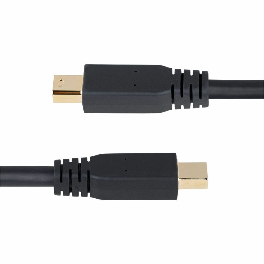 StarTech.com 10ft (3m) Mini DisplayPort to DisplayPort 1.4 Cable, 8K 60Hz HBR3 HDR, UHD 4K 120Hz, mDP to DP Slim Cord — DP14MDPMM10F