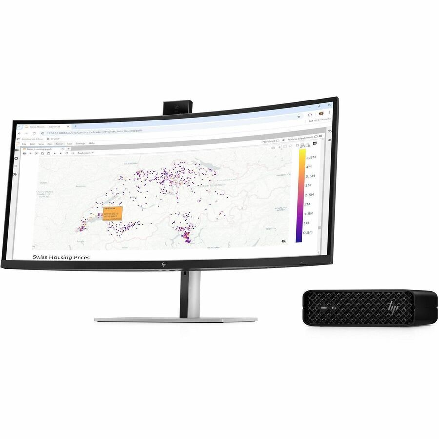 HP Z2 G1i Workstation - Intel Core Ultra 9 285K - 32 GB - 1 TB SSD - Mini PC - Black — BM6N5UT#ABA