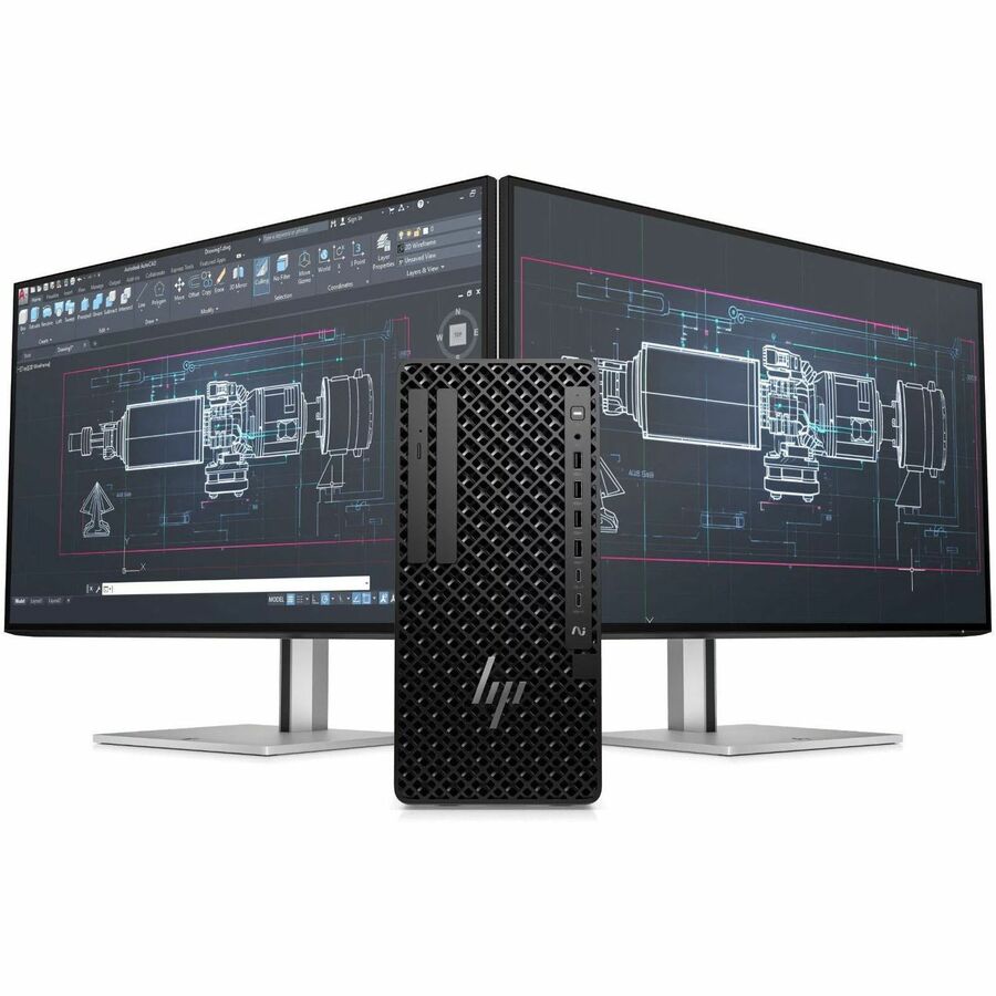 HP Z1 G1i Desktop Computer - Intel Core Ultra 7 265 - 64 GB - 1 TB SSD - Tower - Black — BS7N6UT#ABA