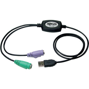 Eaton Tripp Lite Series USB to PS/2 Adapter for Keyboard and Mouse — B015-000